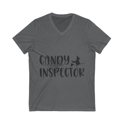 Candy Inspector Unisex Short Sleeve V-neck Tshirt