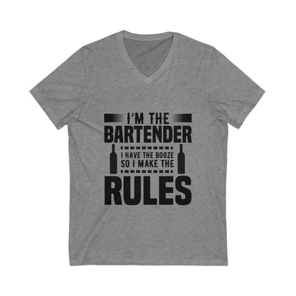I Am The Bartender Unisex Short Sleeve V-neck Tshirt