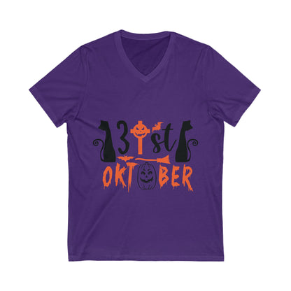 Halloween 4 Unisex Short Sleeve V-neck Tshirt