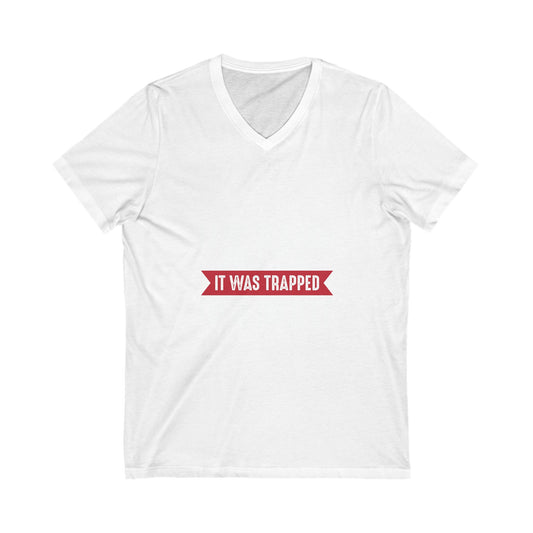 Unisex Jersey Short Sleeve V-Neck Tee
