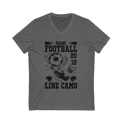 Doane Football Unisex Short Sleeve V-neck Tshirt