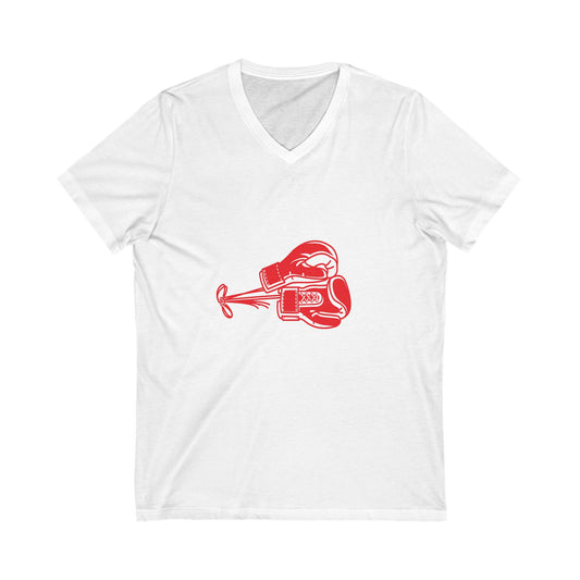 Mama Said Knock  Unisex Short Sleeve V-neck Tshirt