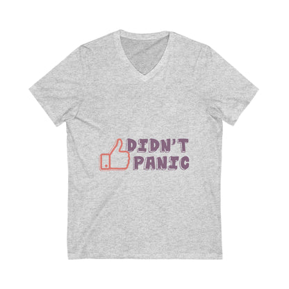 Unisex Jersey Short Sleeve V-Neck Tee