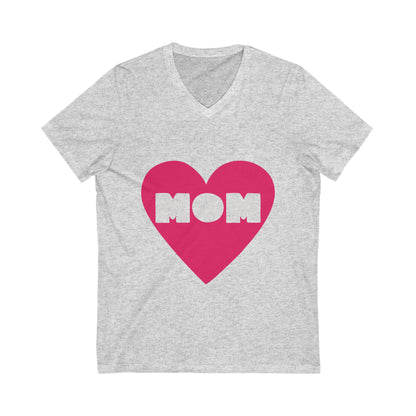 Momm Unisex Short Sleeve V-neck Tshirt