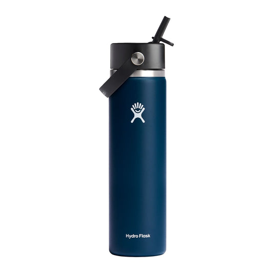 Hydro Flask® Wide Mouth 24oz Bottle with Flex Straw Cap