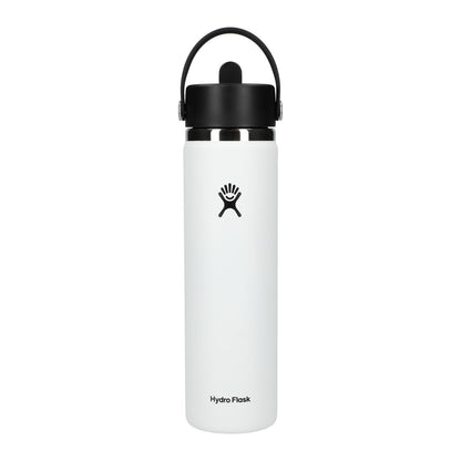 Hydro Flask® Wide Mouth 24oz Bottle with Flex Straw Cap