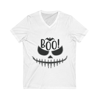 Boo! Unisex Short Sleeve V-neck Tshirt