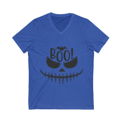 Boo! Unisex Short Sleeve V-neck Tshirt