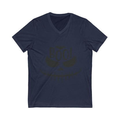 Boo! Unisex Short Sleeve V-neck Tshirt