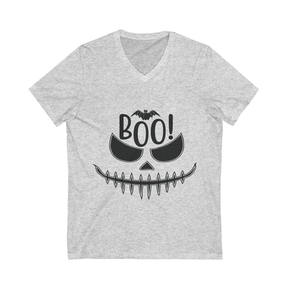Boo! Unisex Short Sleeve V-neck Tshirt