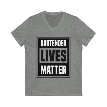 Bartender Lives Matter Unisex Short Sleeve V-neck Tshirt
