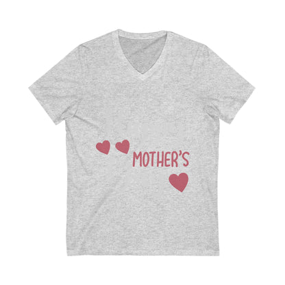 Happy Mother'S Day Unisex Short Sleeve V-neck Tshirt