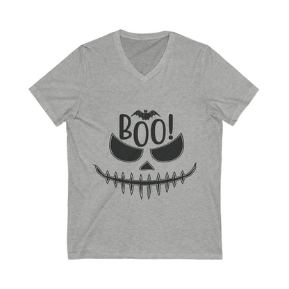 Boo! Unisex Short Sleeve V-neck Tshirt