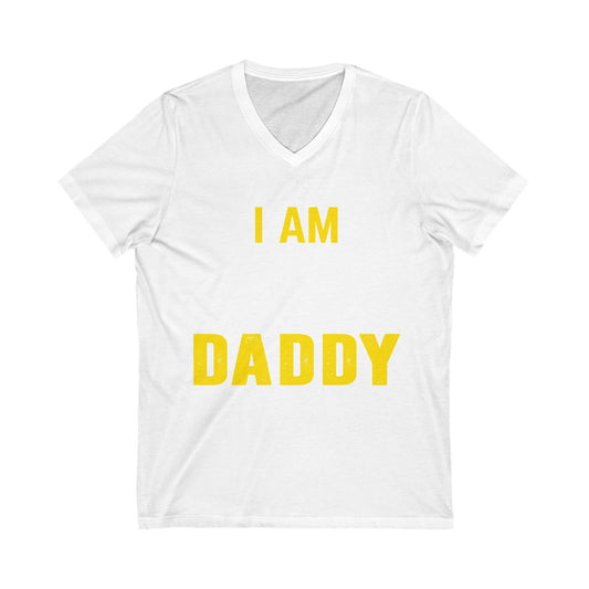 I Am Proud Daddt Unisex Short Sleeve V-neck Tshirt