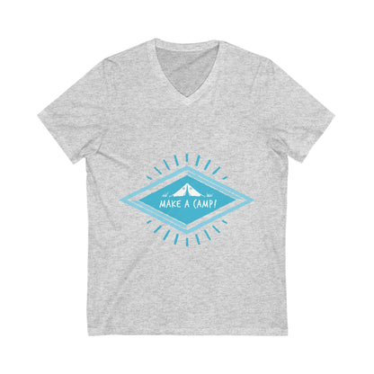 Make A Camp Unisex Short Sleeve V-neck Tshirt