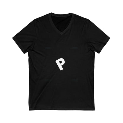 I Asked God For A Hero, So He Sent Me My Papa Unisex Short Sleeve V-neck Tshirt