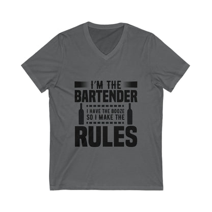 I Am The Bartender Unisex Short Sleeve V-neck Tshirt