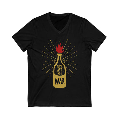 Molotov Solution Unisex Short Sleeve V-neck Tshirt