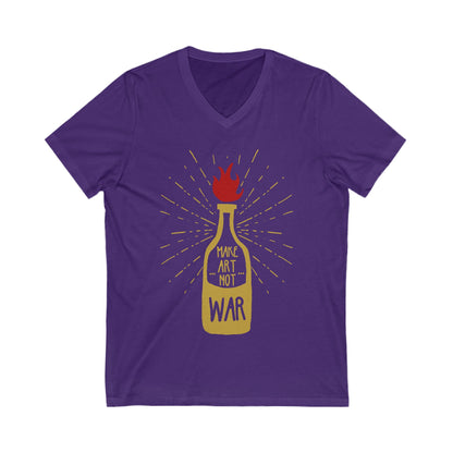 Molotov Solution Unisex Short Sleeve V-neck Tshirt