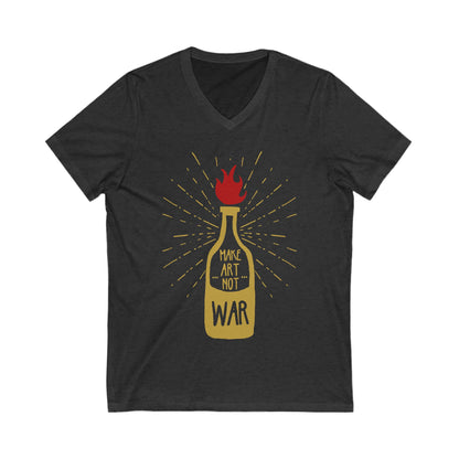 Molotov Solution Unisex Short Sleeve V-neck Tshirt