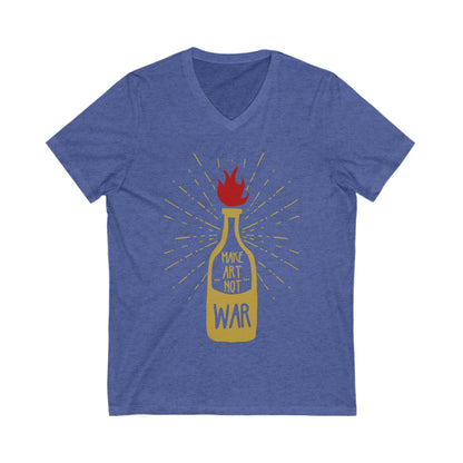 Molotov Solution Unisex Short Sleeve V-neck Tshirt
