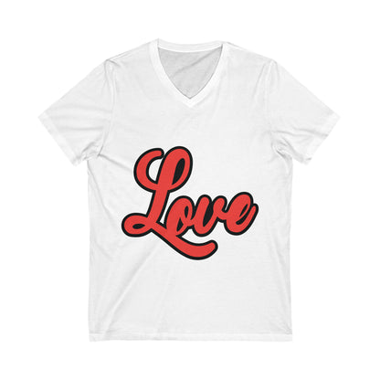 Love4 Unisex Short Sleeve V-neck Tshirt