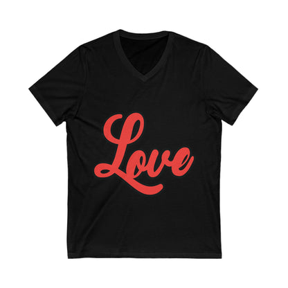 Love4 Unisex Short Sleeve V-neck Tshirt