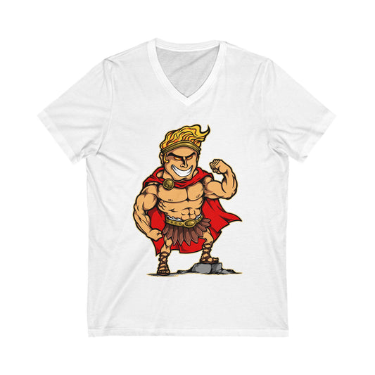 Hercules Unisex Short Sleeve V-neck Tshirt