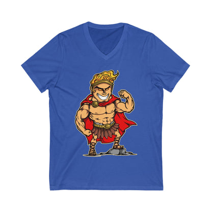 Hercules Unisex Short Sleeve V-neck Tshirt