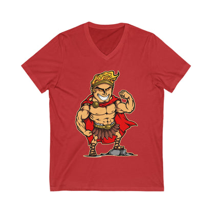 Hercules Unisex Short Sleeve V-neck Tshirt