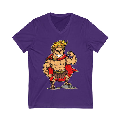 Hercules Unisex Short Sleeve V-neck Tshirt