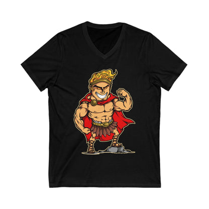 Hercules Unisex Short Sleeve V-neck Tshirt