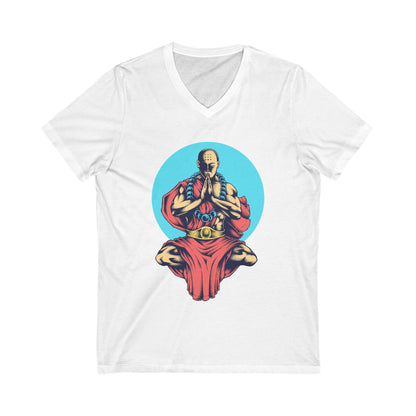 Inner Peace Unisex Short Sleeve V-neck Tshirt