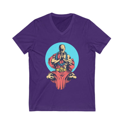 Inner Peace Unisex Short Sleeve V-neck Tshirt