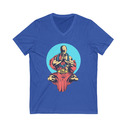 Inner Peace Unisex Short Sleeve V-neck Tshirt
