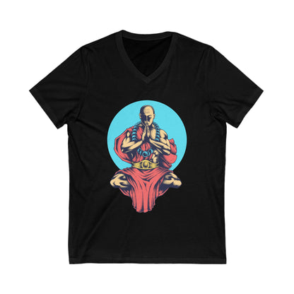 Inner Peace Unisex Short Sleeve V-neck Tshirt