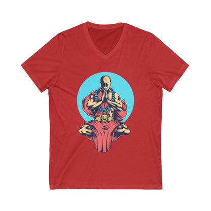 Inner Peace Unisex Short Sleeve V-neck Tshirt