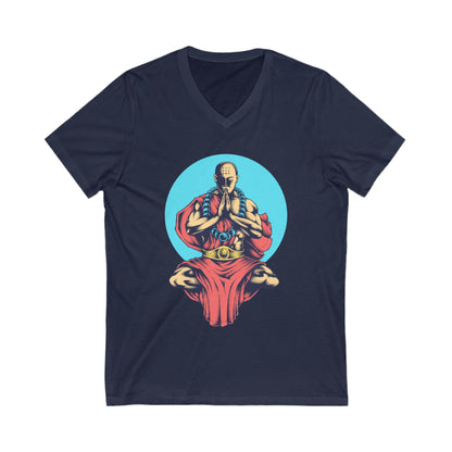 Inner Peace Unisex Short Sleeve V-neck Tshirt