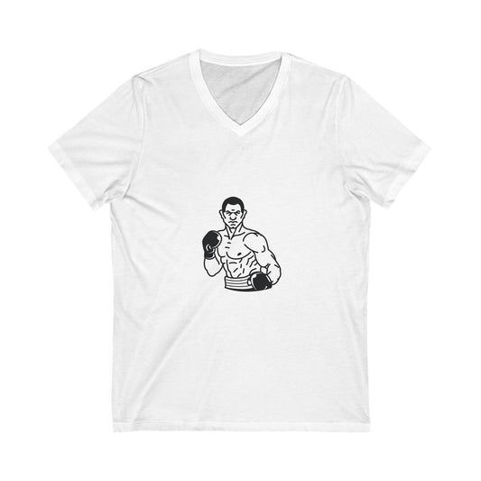 King Of The Ring Unisex Short Sleeve V-neck Tshirt