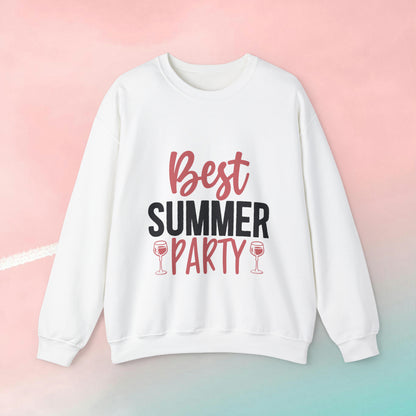 Best Summer Party Crewneck Sweatshirt