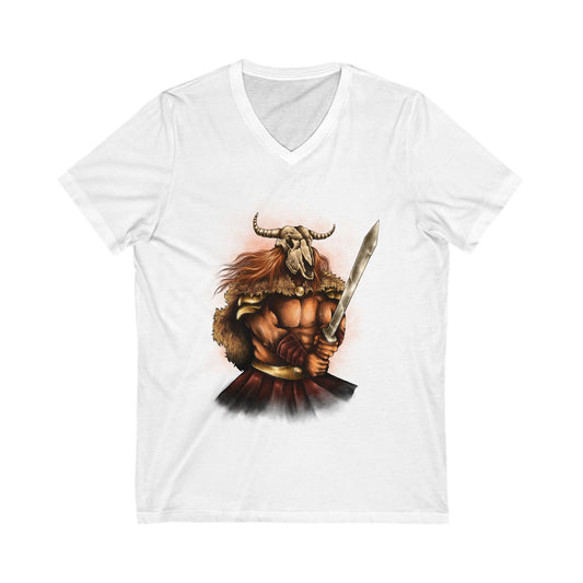 Battle For Honor Unisex Short Sleeve V-neck Tshirt