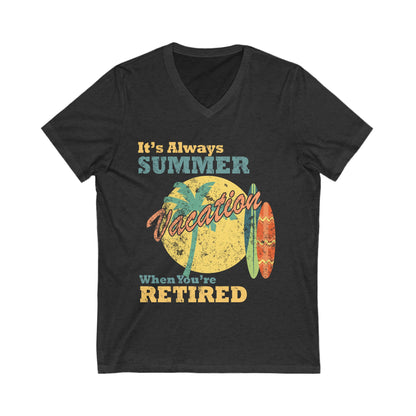 Always Summer Retired Unisex Short Sleeve V-neck Tshirt