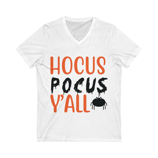 Halloween 25 Unisex Short Sleeve V-neck Tshirt