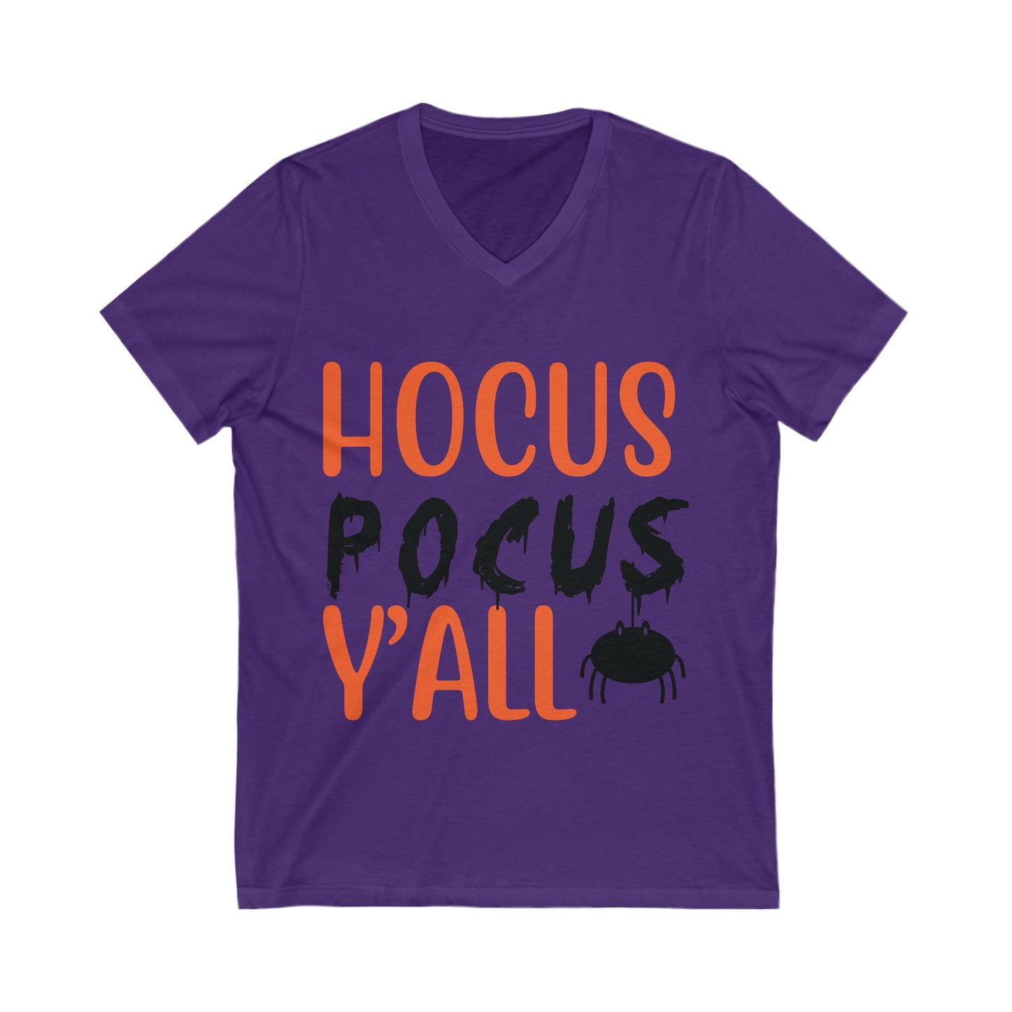 Halloween 25 Unisex Short Sleeve V-neck Tshirt