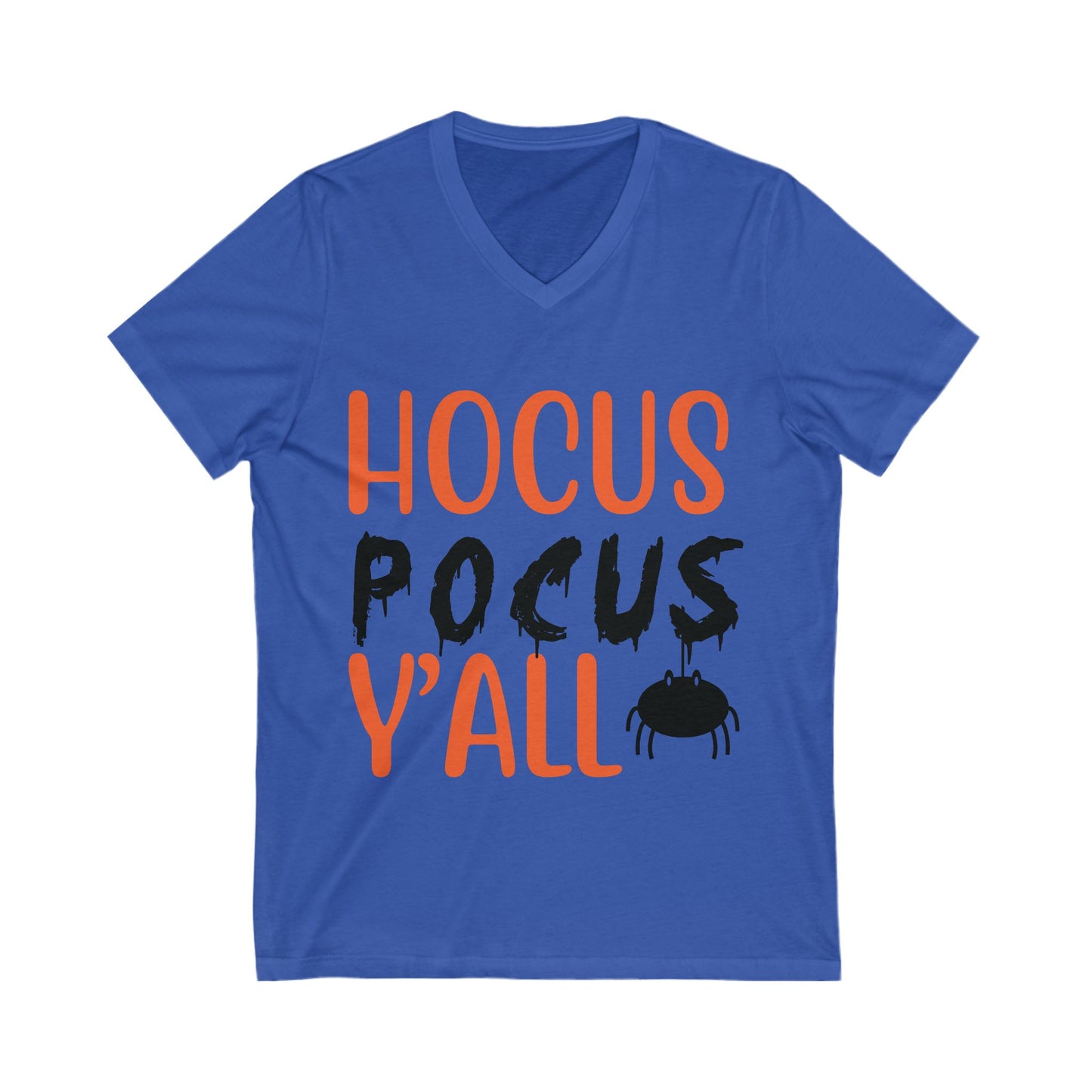 Halloween 25 Unisex Short Sleeve V-neck Tshirt