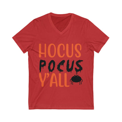 Halloween 25 Unisex Short Sleeve V-neck Tshirt