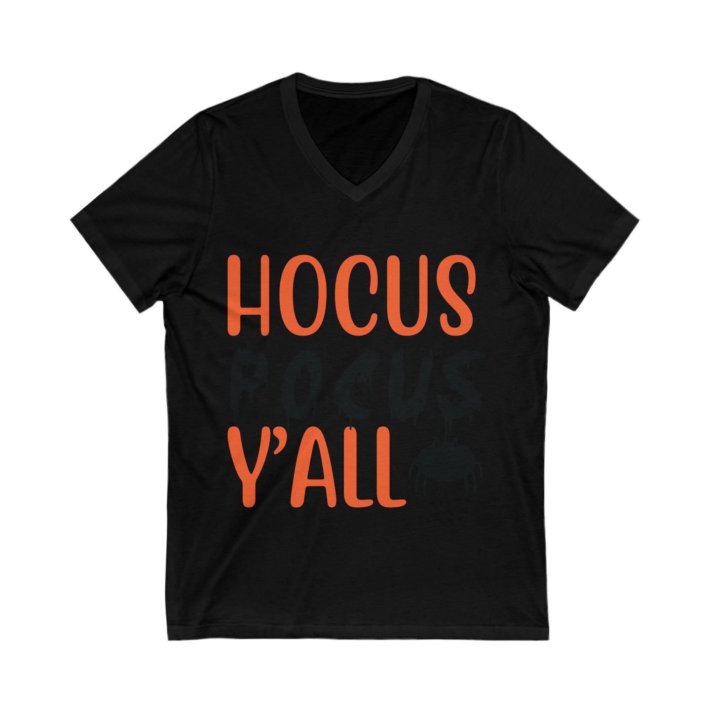 Halloween 25 Unisex Short Sleeve V-neck Tshirt
