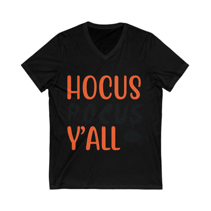 Halloween 25 Unisex Short Sleeve V-neck Tshirt