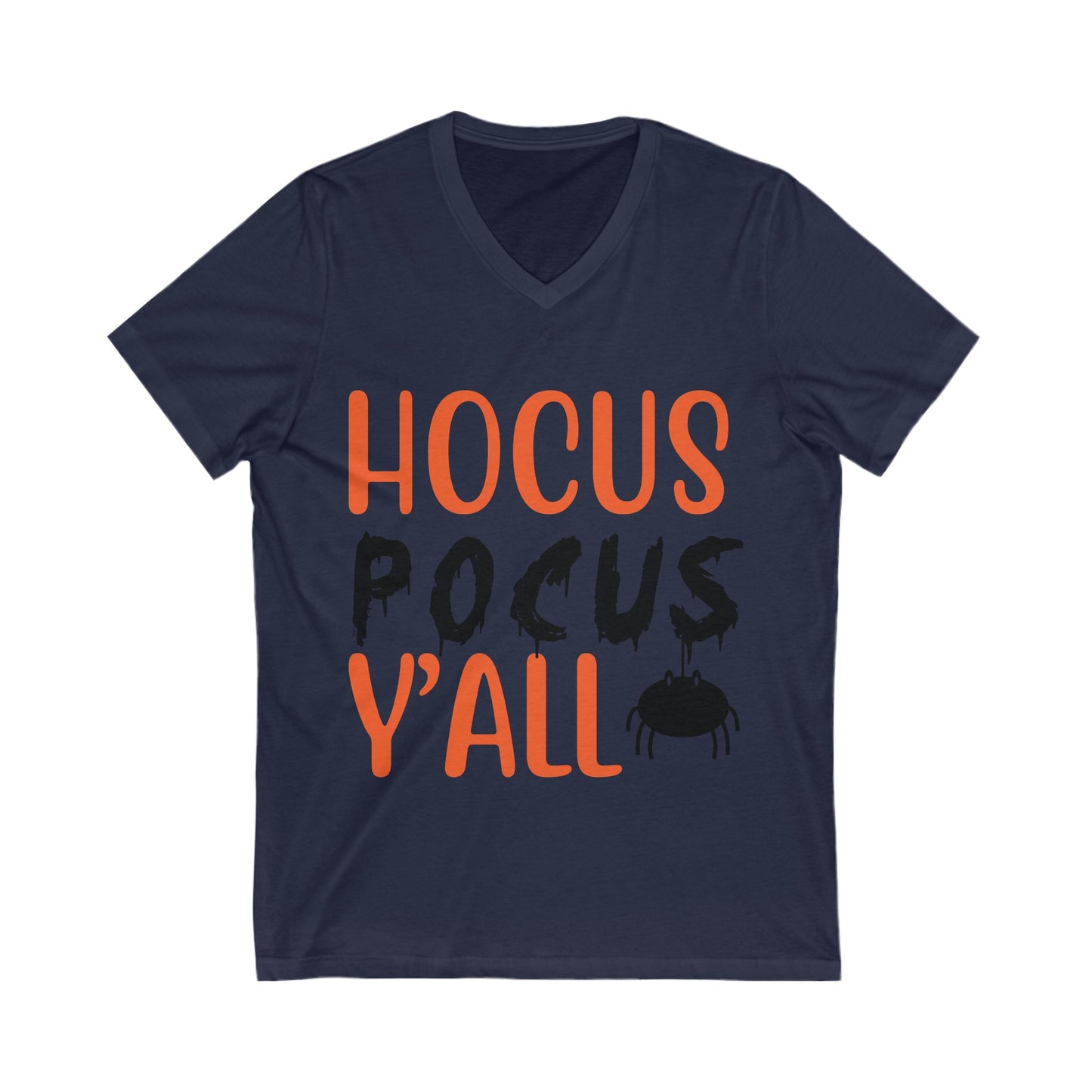 Halloween 25 Unisex Short Sleeve V-neck Tshirt