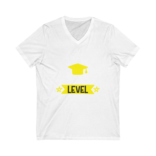 High School Level Complete Unisex Short Sleeve V-neck Tshirt